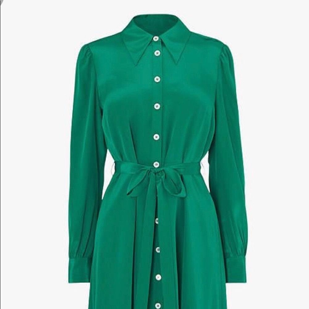 L.K. Bennett Runa Dress 100% Silk